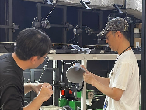 シェアラボさんが工場の取材に来てくれました