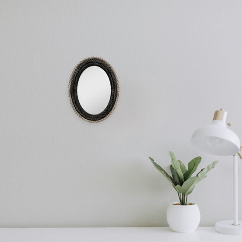 Moire Mirror Oval