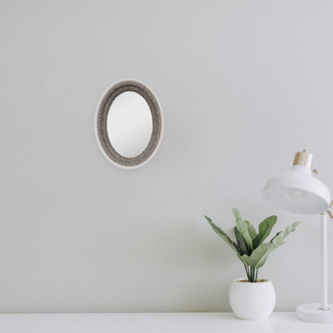 Moire Mirror Oval