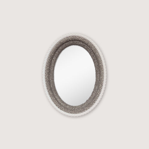 Moire Mirror Oval