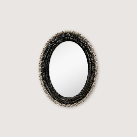 Moire Mirror Oval